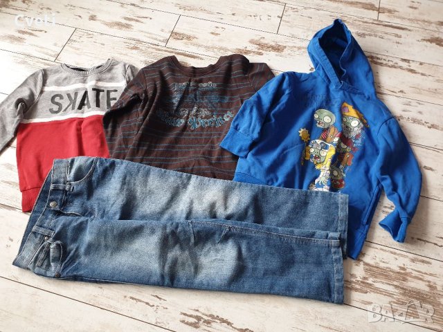 Лот дрехи за момче 128 см., снимка 1 - Детски тениски и потници - 34996780