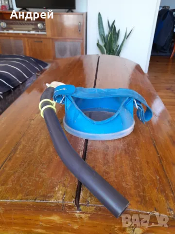 Стар шнорхел и очила за плуване,водолазна маска