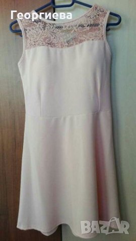 Красива рокля с панделка👗🍀XS,S👗🍀091, снимка 2 - Рокли - 29790874