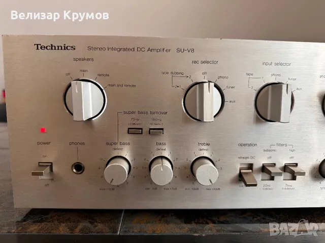 Усилвател Technics SU-V8, снимка 3 - Ресийвъри, усилватели, смесителни пултове - 49930730