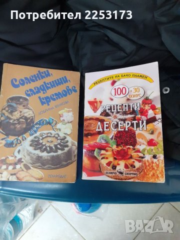 Две готварски книги десерти