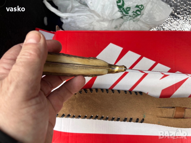 Стар Български,рог,30см, снимка 13 - Ножове - 52891059