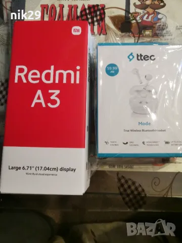   Redmi A 3 +безжични слушалки , снимка 2 - Xiaomi - 48665017