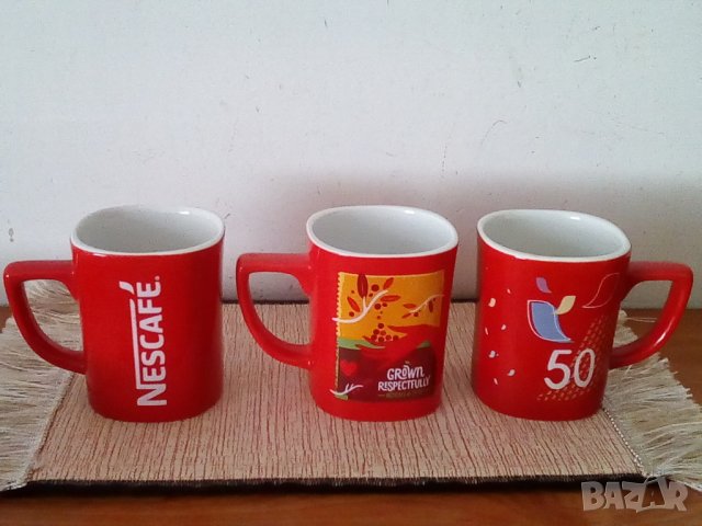 Nescafe red mug чаши