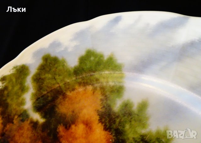 Чиния,плато,пано,китайски порцелан Jingdezhen. , снимка 2 - Антикварни и старинни предмети - 29420978