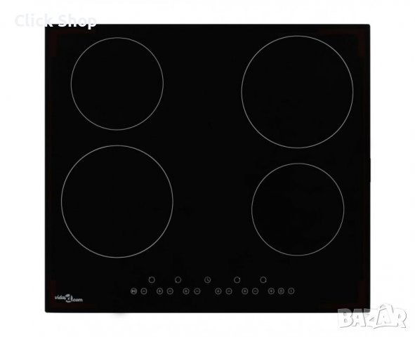 Керамичен плот с 4 котлона, сензорен контрол, 6000 W, снимка 1