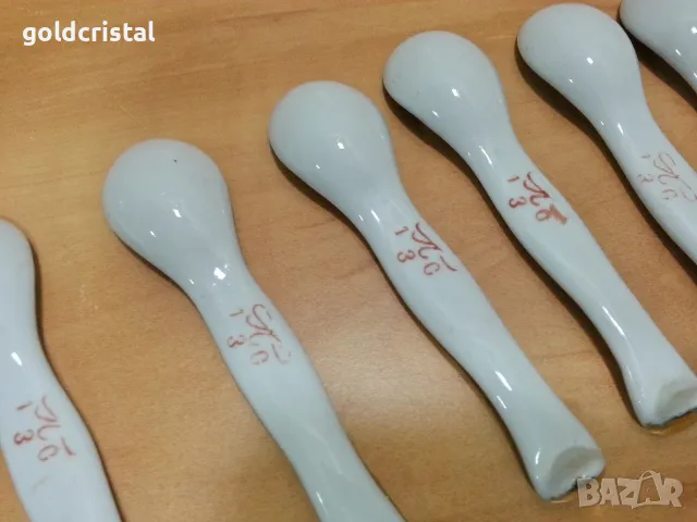 стари руски порцеланови лъжички , снимка 5 - Антикварни и старинни предмети - 49777335