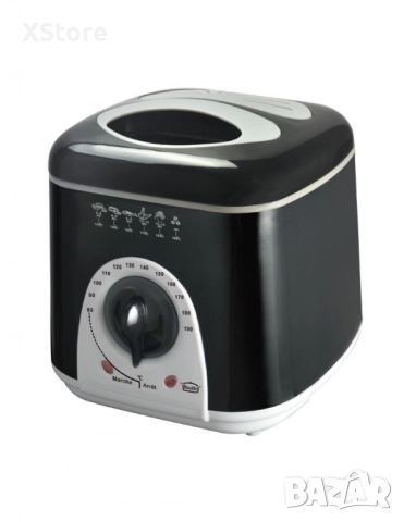 Фритюрник мини Rosberg, 1 литър, 950W, 80-190 C, 24 МЕСЕЦА ГАРАНЦИЯ