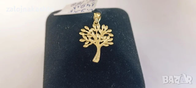 Нова Златна висулка дървото на живота-0,93гр/14кр, снимка 3 - Колиета, медальони, синджири - 51331474