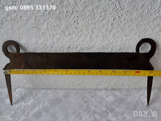 Стъргало за чистене на обувки, антика, ковано желязо и събувалка за ботуши/обувки, снимка 4 - Антикварни и старинни предмети - 40044822