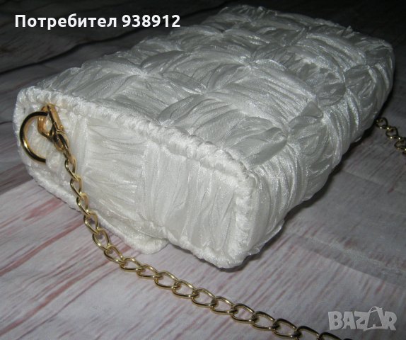 Дамска кокетна чантичка - ръчно изработена + подарък, снимка 7 - Чанти - 35253366