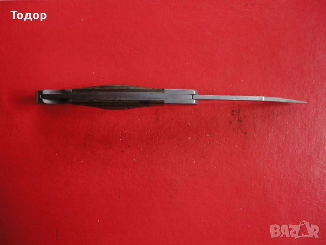 Немски полуавтоматичен джобен нож 3, снимка 5 - Ножове - 54086360