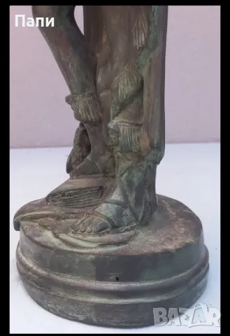 Бронзова скулптура на богинята "Белона", снимка 6 - Антикварни и старинни предмети - 48021731