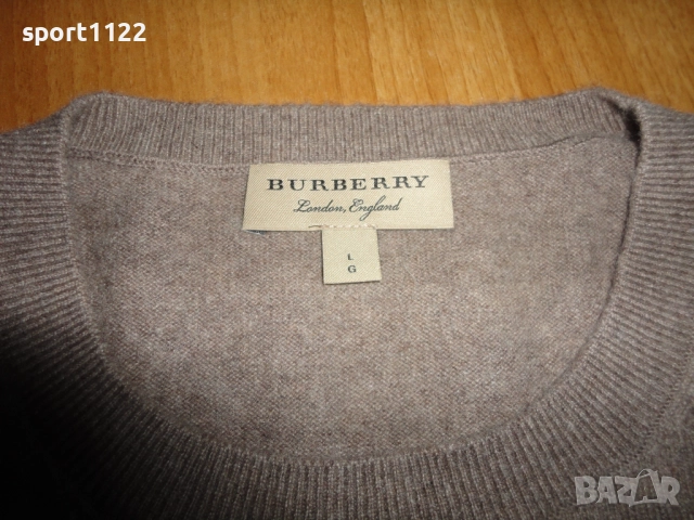 100%кашмир/Burberry/L размер, снимка 4 - Пуловери - 52752912