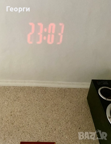 Нов дигитален LED будилник с огледало, с възможна проекция на таван или стена, снимка 3 - Други - 51743147