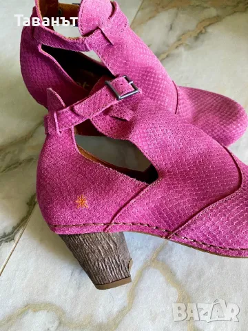 Кожени боти ръчна изработка Art Company, снимка 6 - Дамски боти - 47657968