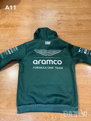 Мъжки суитшърт -Aston Martin x Hugo Boss F1 Team., снимка 3 - Спортни дрехи, екипи - 53936795