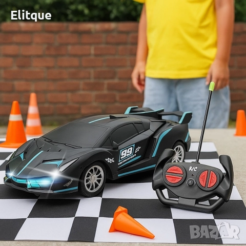 Високоскоростна дрифт кола с дистанционно управление, снимка 4 - Коли, камиони, мотори, писти - 52700986