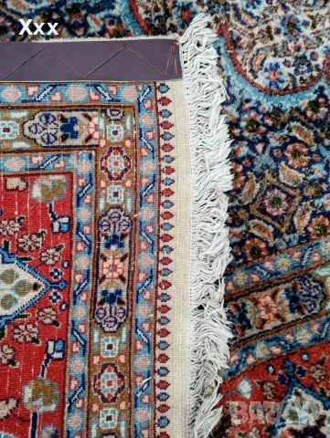 Ръчно тъкан вълнен персийски килим.Ирански.Антика за ценители., снимка 3 - Килими - 51007364