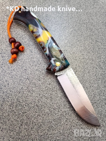 Сгъваем нож ръчно изработен , снимка 2 - Ножове - 51501219