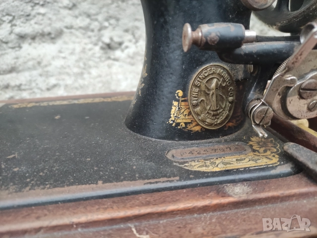 Антикварна шевна машина SINGER , снимка 5 - Антикварни и старинни предмети - 52965003