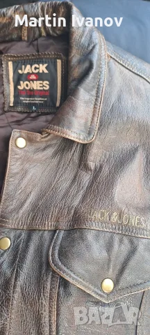 Кожено яке Jack & Jones 