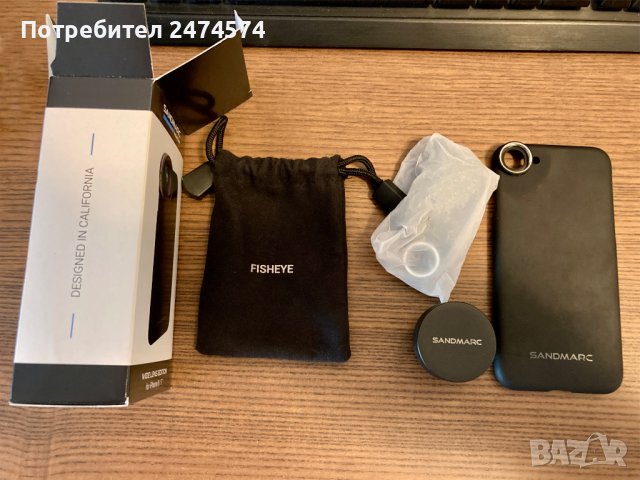 Обектив Sandmarc за айфон iPhone 7/8/SE 2020. Fisheye., снимка 10 - Обективи и филтри - 40026962