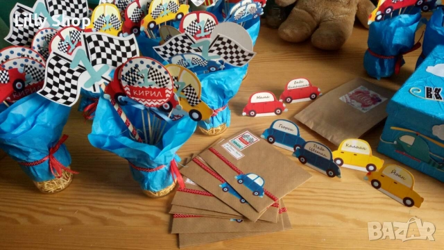 Покани, банер за рожден ден, Колички  / Cars, снимка 5 - Покани - 53191703