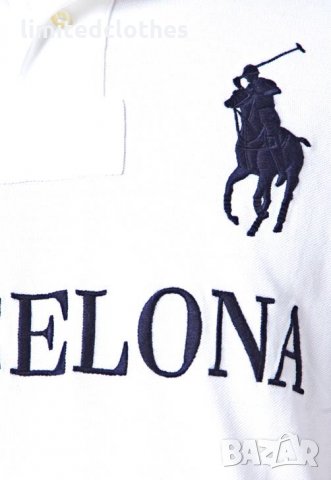 POLO by RALPH LAUREN BARCELONA Мъжка Тениска с Яка size M, снимка 5 - Тениски - 30956135