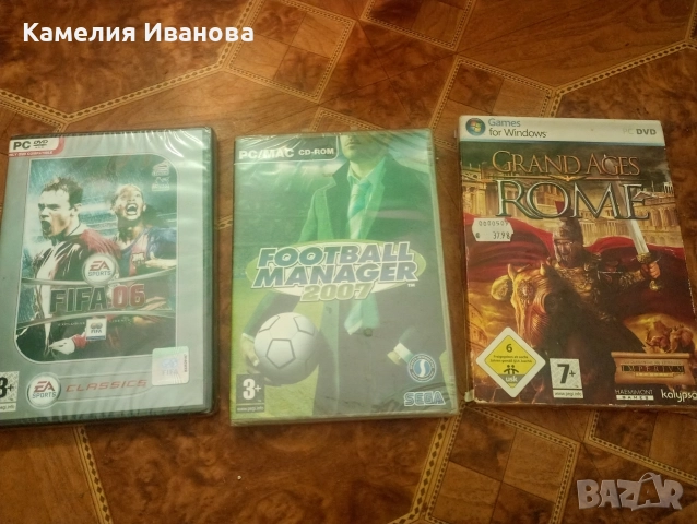 Футболни видео игри и Grand ages Rome за Play station 3, снимка 3 - Игри за PlayStation - 52919115