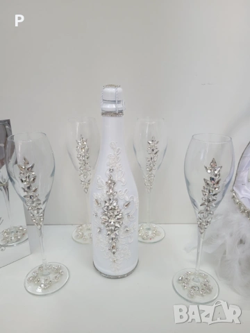 Изработка на сватбени аксесоари(книга,кутия за пари , кошница , букет , снимка 6 - Сватбени аксесоари - 54109704