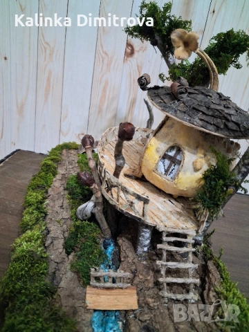 Къщичка на дърво-ръчна изработка., снимка 7 - Декорация за дома - 52339110