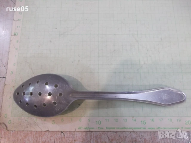 Лъжица решетъчна съветска, снимка 3 - Прибори за хранене, готвене и сервиране - 50920111