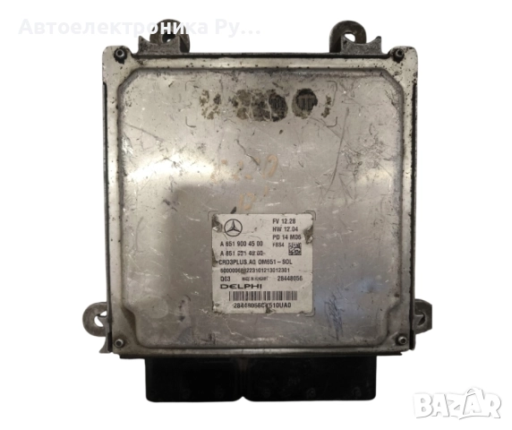 Компютър за двигател за Mercedes C 2.1CDI A6519004500 28448056 CRD3PLUS.A0 6519033966 ME192501 