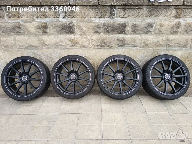 Джанти BORBET GTX 20" 5x112 със зимни гуми 255/35/20 Мерцедес Ауди Фолксваген БМВ , снимка 2 - Гуми и джанти - 56238007