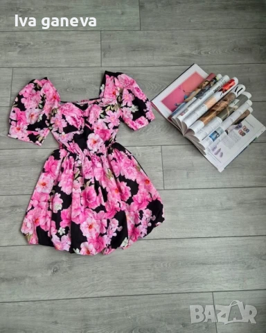 Рокля с цветя 