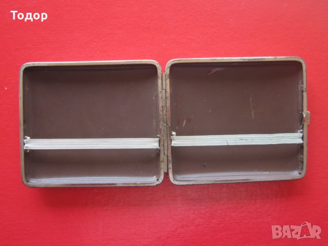 Уникална немска армейска табакера 3 Райх Д Р П, снимка 3 - Табакери - 30078555