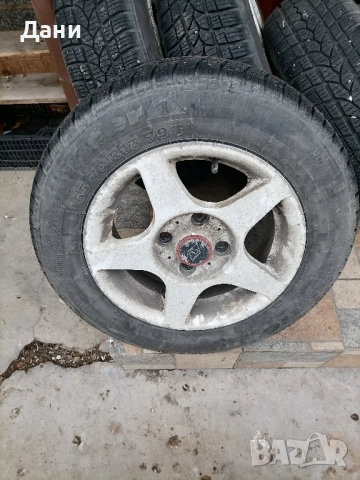 зимни гуми 165 70 13 с лети джанти 