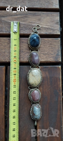 Старинни гривни с естествени камъни, снимка 3 - Гривни - 40521631