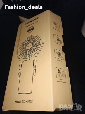 Нов Преносим вентилатор за дом, офис, пътуване къмпинг с USB Акумулаторен, снимка 8 - Друга електроника - 40657447