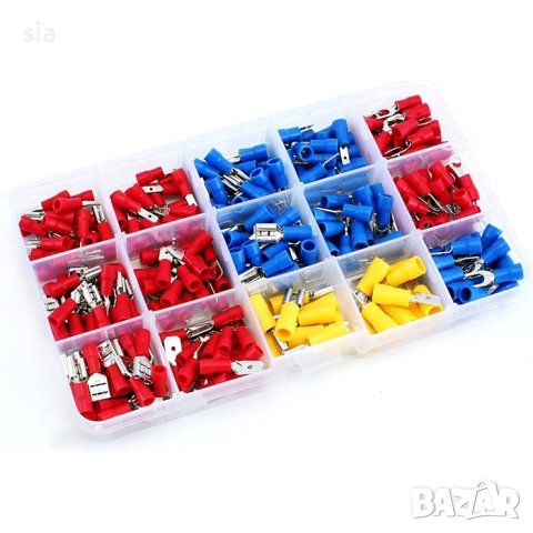 Накрайници за кабел, 280бр., електрически терминали, снимка 2 - Аксесоари и консумативи - 42311793