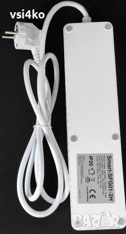 Смарт Wi-Fi разклонител 7 в 1, снимка 4 - Други стоки за дома - 42310071