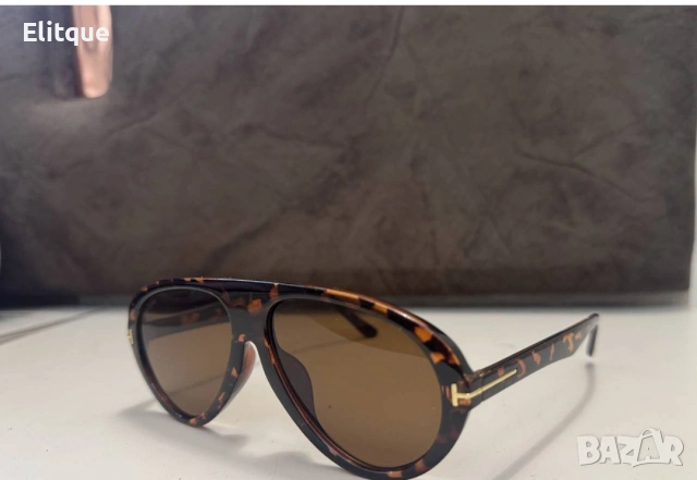 очила с черен обикновен калъф и ув защита tom ford 