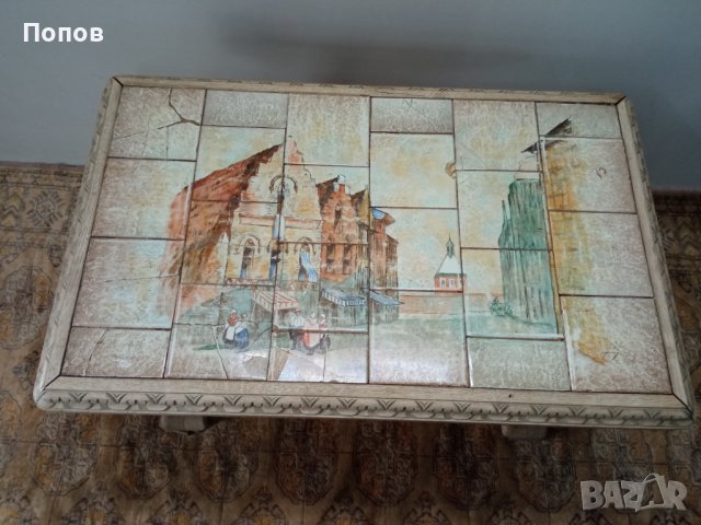 Старинна холна маса, снимка 4 - Маси - 37287994