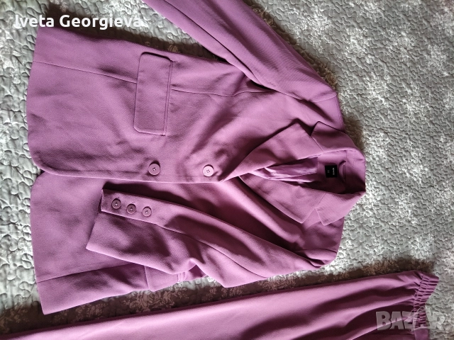 Лилав дамски костюм , снимка 6 - Костюми - 52789111