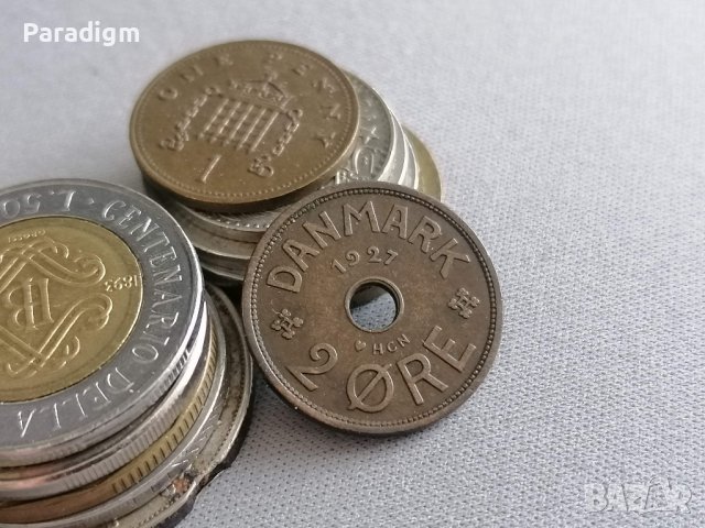 Монета - Дания - 2 оре | 1927г., снимка 1 - Нумизматика и бонистика - 40139031