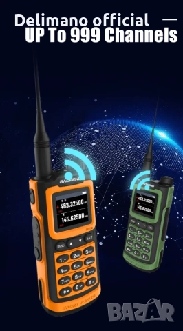 Нова трибандова BAOFENG UV 20 Ultra 30w 14000mah 136-174; 220-260,400-520 usb зареждане PMR лов От в, снимка 16 - Друга електроника - 54268582