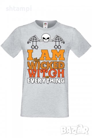 Мъжка тениска I'm The Wicked Witch Of Everything 2,Halloween,Хелоуин,Празник,Забавление,Изненада,