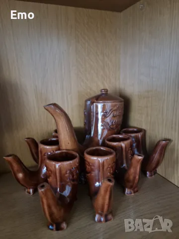 Керамичен сет ритони-чаши+две гарафи, снимка 7 - Други стоки за дома - 48826613