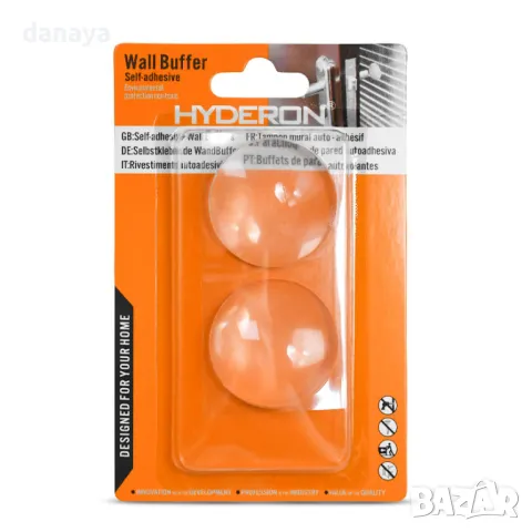 5189 Прозрачен буфер за врата самозалепващи стопери за врата, 2 броя, снимка 2 - Други - 47726813